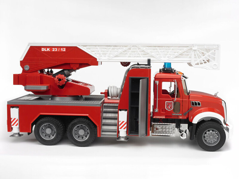 Bruder MACK Granit s požárním žebříkem 1:16